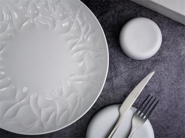 Тарелка полуглубокая 1,12 л, d 26,9 см h 4,1 см, костяной фарфор, Origami