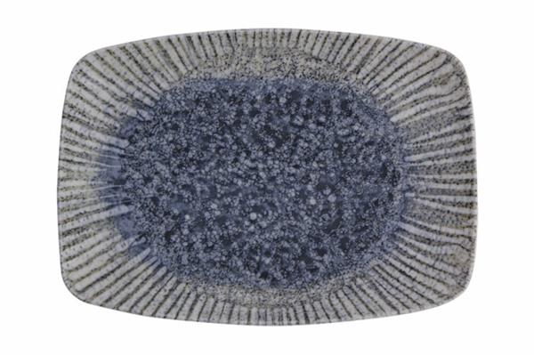 Блюдо прямоугольное 32 х 23 см, IRIS BLUE