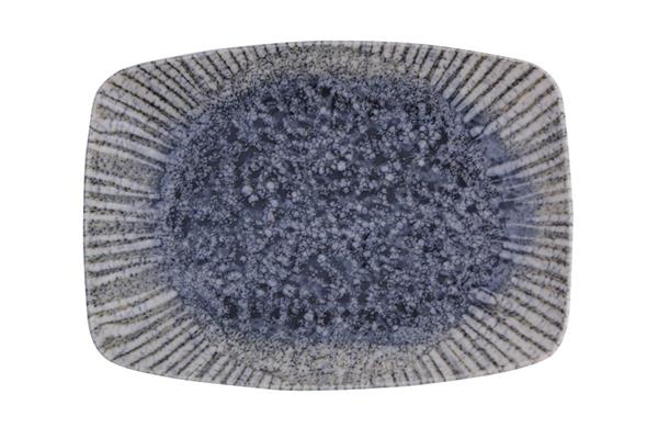 Блюдо прямоугольное 27 х 19 см, IRIS BLUE