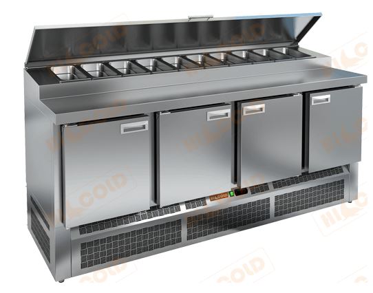 Стол охлаждаемый для пиццы HICOLD PZE1-1111/GN (10 x GN1/3)