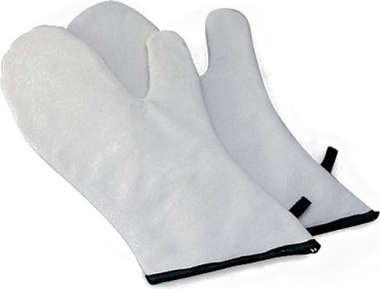 Рукавицы для пекарей 22см 2шт, замша