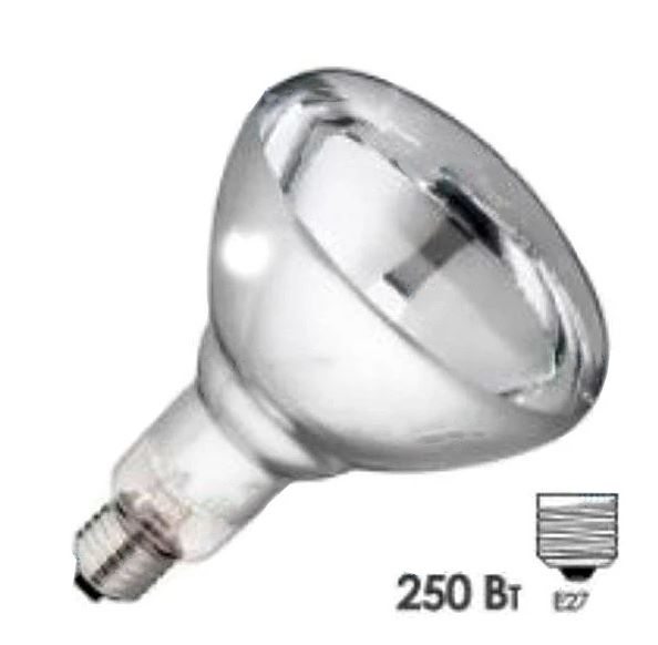 Лампа 250W E27 для лампы инфракрасной Hurakan HKN-DL