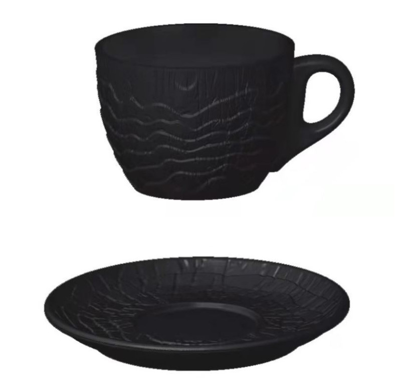Чайная пара 300 мл,серия "Black Raw Wood" P.L. - ProffCuisine