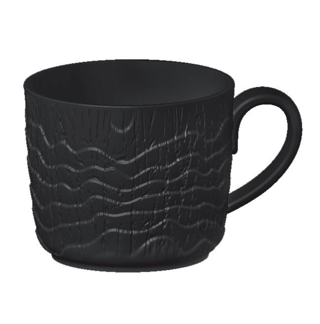 Кружка 370 мл,серия "Black Raw Wood" P.L. - ProffCuisine