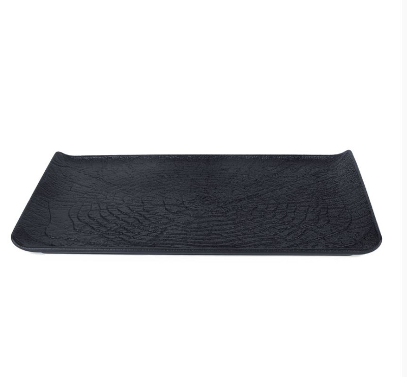 Блюдо прямоугольное d=29,5*14,8см,серия "Black Raw Wood" P.L. - ProffCuisine