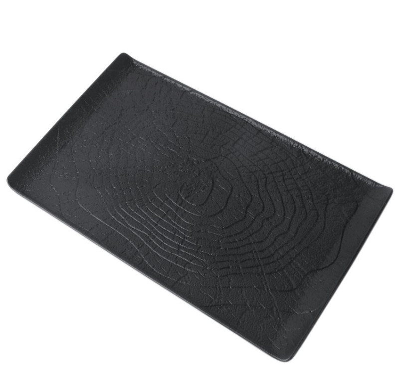 Блюдо прямоугольное d=33,5*20.5см,серия "Black Raw Wood" P.L. - ProffCuisine