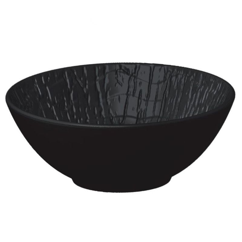 Блюдо для салата d=14,8*5.5см, 500 мл, серия "Black Raw Wood" P.L. - ProffCuisine