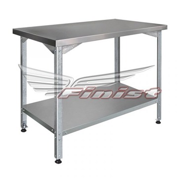 Стол СПЛ FINIST, борт, полка сплошная из нерж.стали 900х700х850мм