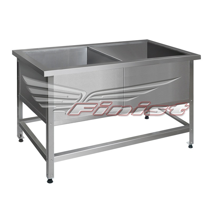 ВКН-2 двухсекционная каркас из нержавеющей стали (1550х700х850)