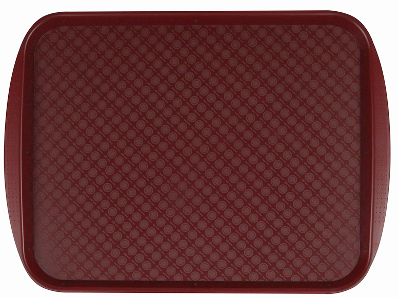 Поднос столовый 420*300 бордовый [4660011181165,422106721]