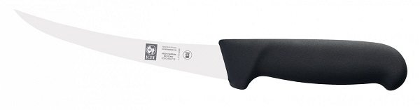 Нож обвалочный 150/290 мм. изогнутый, полугибкое лезвие, черный Poly Icel 24100.3856000.150