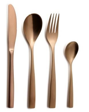 Вилка столовая медная COMAS BCN COLORS 18% Copper