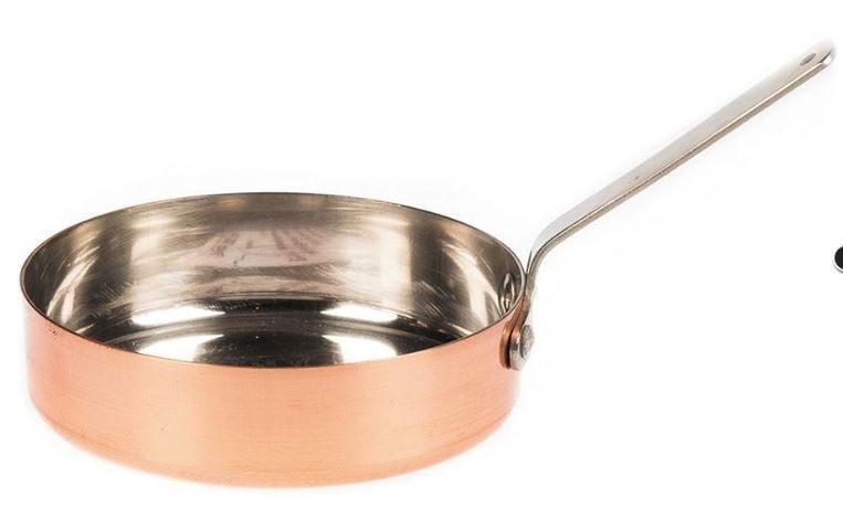 Мини-сковородка 11*3 см, нержавейка с медным напылением, P.L. Proff Cuisine