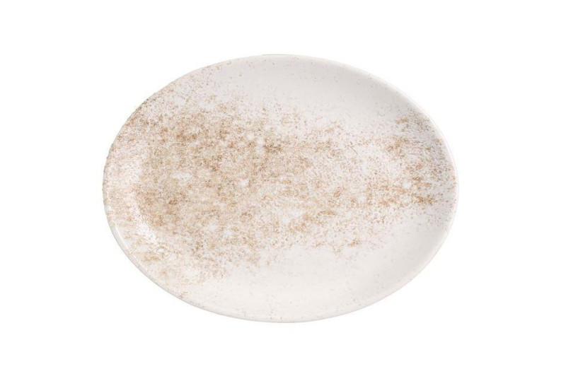 Smoky Matte Brown Блюдо овальное 26см