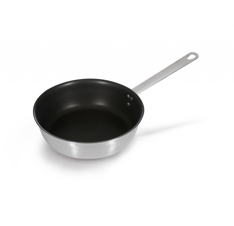 Сковорода d=280/75 нерж.антипригар.высокие борты,индукция