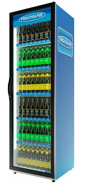 Шкаф холодильный Frigoglass Super 8 FFD (сер.корпус,бел.кабинет,сер.рамка дв)