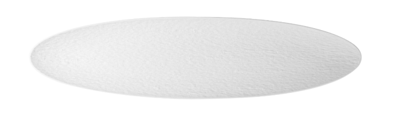 БЛЮДО овальное 19'' 485х115мм, белый "Corone Grafica"