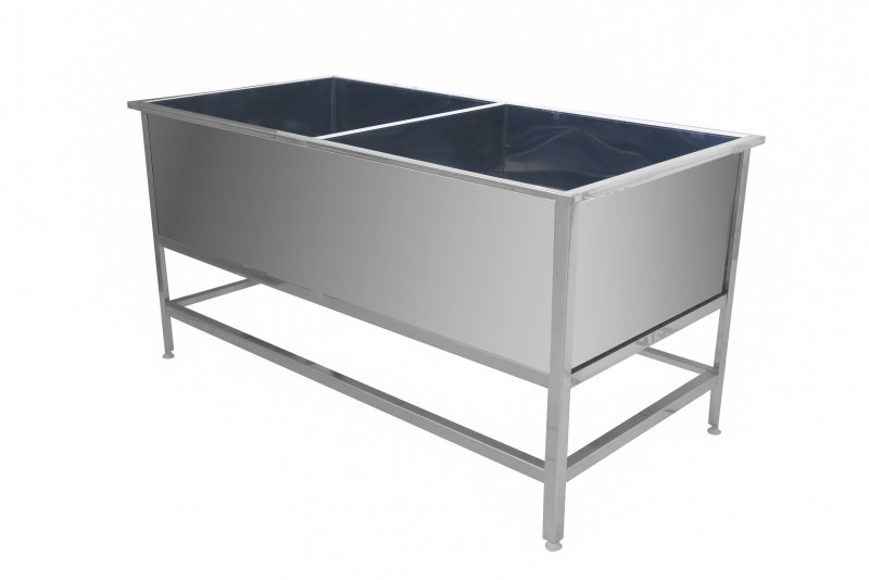 Ванна котломоечная двухсекционная HESSEN ВК 2/8 нерж