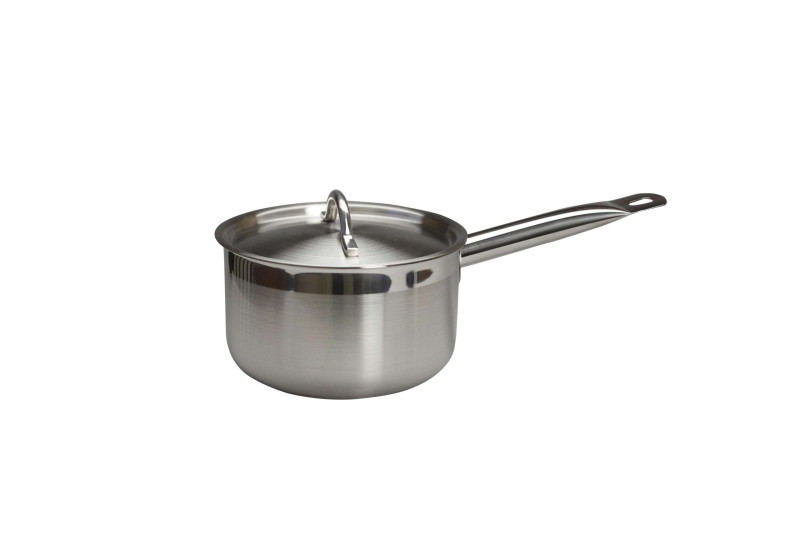 Сотейник 4,0 л. нерж. d=20 см. h=12,5 см. с крышк. тройное дно (индукция) MGSteel (С23S178KL) /1/