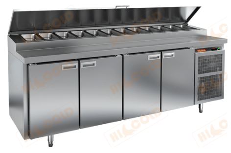 Стол охлаждаемый для пиццы HICOLD PZ2-1111/GN (13 x GN1/6)