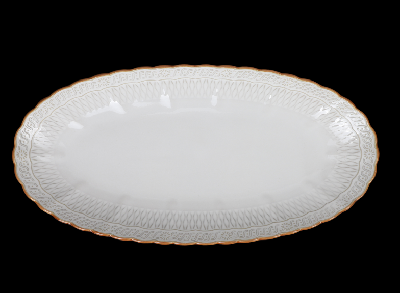 Блюдо овальное 14" 360х180х35мм "Corone Cinzano"