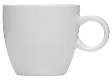 Чашка кофейная «Кунстверк»; фарфор; 60мл; D=5.7,H=5.5,L=7.9см; белый
