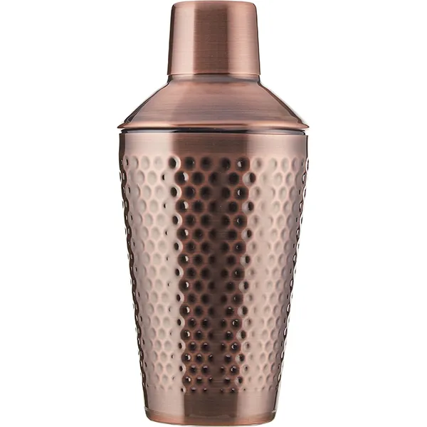 Шейкер рифл. античная медь; сталь нерж.; 0, 5л; D=85мм; медный
