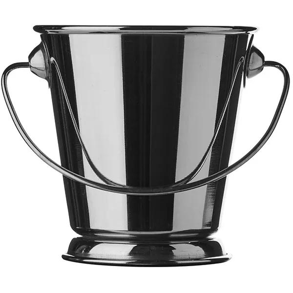 Емкость Ведро для закусок «Проотель»; сталь нерж.; 330мл; H=9, L=9, B=6см