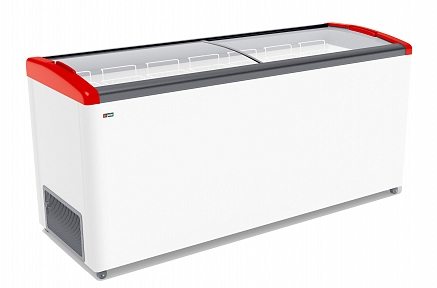 Ларь морозильный FROSTOR GELLAR FG 700 E (красный)