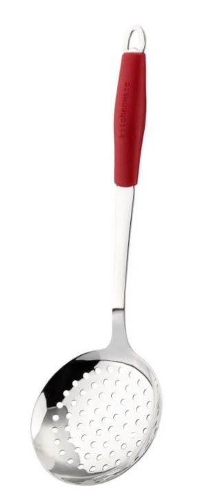 Шумовка метал.38 см,силиконовая ручка P.L. Proff Cuisine