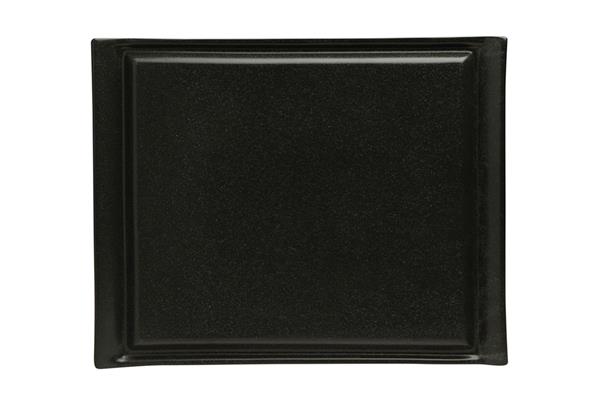 Тарелка для стейка 32*26 см фарфор цвет черный Seasons