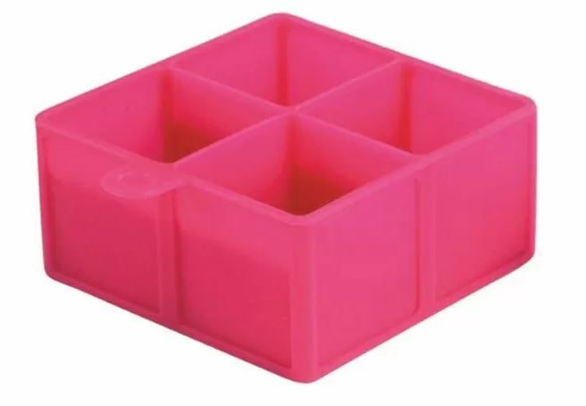 Форма для льда силиконовая "Куб", 45*45 мм, 4 ячейки, P.L. - BarWare