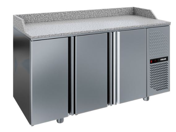 Стол охлаждаемый для пиццы POLAIR TM3GNpizza-G камень