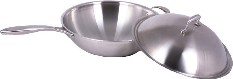 Сковорода WOK из нержавеющей стали INDOKOR WIND36BL 36см