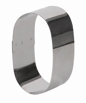 Форма для выпечки/выкладки овал 9х5,см h=5см нерж.