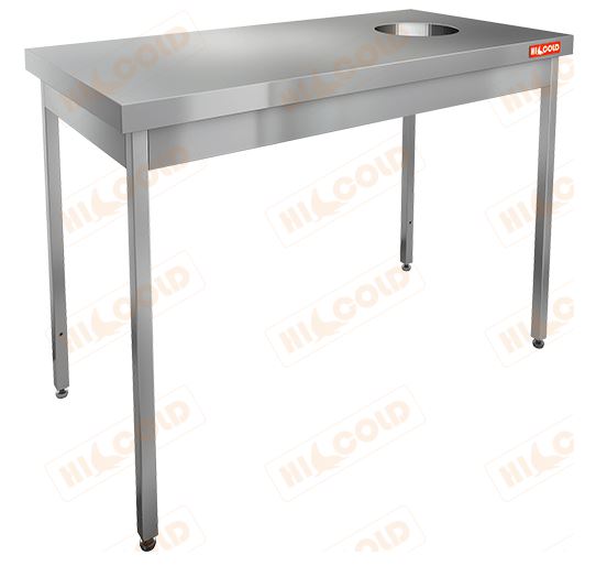 Стол нержавеющий для сбора отходов HICOLD НДСО-10/6