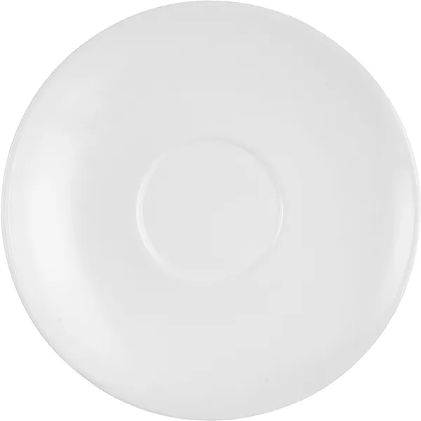 Блюдце «Ресторан» стекло; D=150,H=18мм; белый