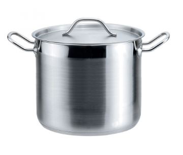 Кастрюля с крышкой 16 л, Ecoline d 30 см, h 23 см, сталь 18/0, P.L. Proff Cuisine