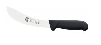 Нож для снятия кожи 150/285 мм. изогнутый, черный SAFE Icel /1/6/