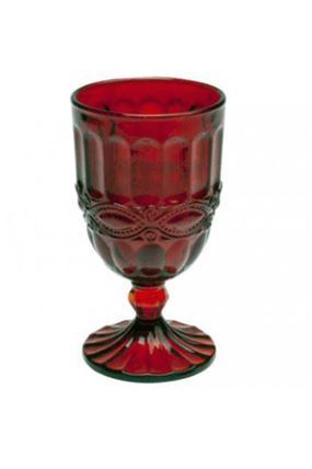 Бокал для вина «Соланж» стекло 275мл D=80,H=146мм красный