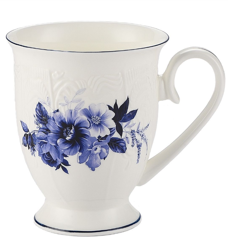 Кружка с ручкой, 300 мл, коллекция "Blue Flower" P.L. Proff Cuisine