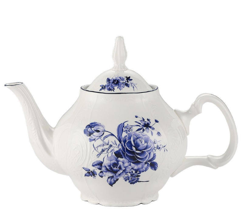 Чайник 1200мл,коллекция "Blue Flower" P.L. Proff Cuisine