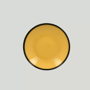 Тарелка-салатник RAK Porcelain LEA Yellow 26 см, высота 5 см, 1,2 л (желтый цвет)