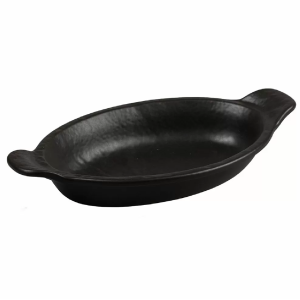 Блюдо для подачи и запекания Black Raw Steller 18,5*12,5*3,5 см, P.L. Proff Cuisine