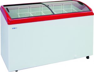 Ларь морозильный ITALFROST CF 500C красный