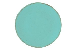Тарелка 30 см фарфор цвет бирюзовый