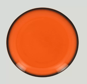 Тарелка круглая RAK Porcelain LEA Orange 27 см (оранжевый цвет)