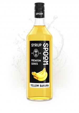 Сироп (Люкс) Банан желтый, 1 бутылка- 1 литр
