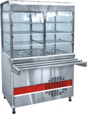 Прилавок-витрина холодильный ABAT Аста ПВВ-70КМ-С-02-НШ
