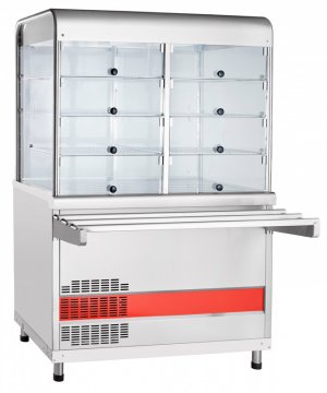Прилавок-витрина холодильный ABAT Аста ПВВ-70КМ-С-НШ